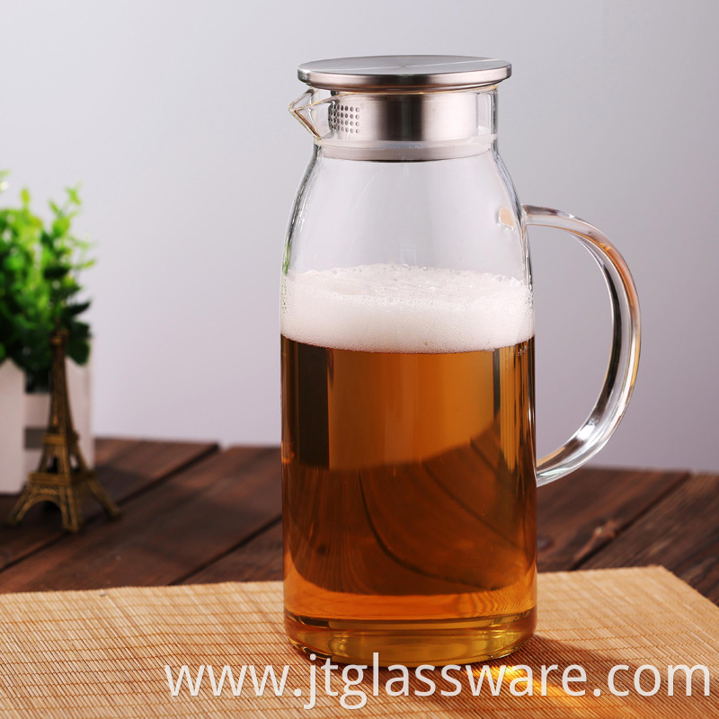 Glass Pitcher Juice & Iced Tea